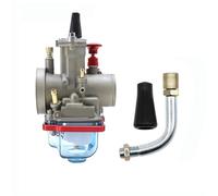 WYOERN Moto Carburatore Ciclomotore Scooter 21 24 26 28 30 32 34mm per P&W&K con Cavo Dell'acceleratore Vite di Regolazione A 90° Carburador