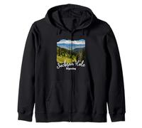 Wyoming Jackson Hole Felpa con Cappuccio