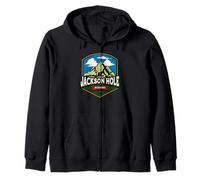 Wyoming Jackson Hole Felpa con Cappuccio