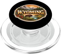 Wyoming Souvenir Stato Visitatore Memorabilia Viaggiatore Turistico PopSockets PopGrip per MagSafe