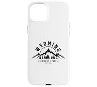 Wyoming The Cowboy State Est. 1890 Vintage Montagne Regalo Custodia per iPhone 15 Plus