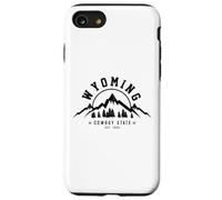 Wyoming The Cowboy State Est. 1890 Vintage Montagne Regalo Custodia per iPhone SE (2020) / 7/8