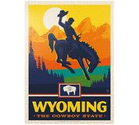 Wyoming: The Cowboy State - Puzzle premium da 1000 pezzi per adulti