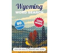 Wyoming Word Search Puzzle Book: Word Searches with Easy-to-Read Print about Wyoming, Cowboys, National Parks, Wildlife and More | 6 x 9 inches, 102 ... Holidays, Birthdays, and Free Times