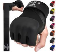 WYOX Fasce interne in gel per pugilato, per uomini e donne, 80 cm, cinghie da polso rapide da 80 cm, protezione imbottita per nocche, per Muay Thai, kickboxing, fasce per le mani per boxe e arti