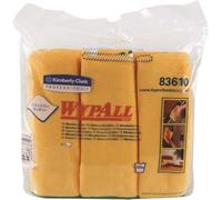 WYPALL * Panno in microfibra 40 x 40 cm, giallo (6 pezzi), riceverete 1 confezione da 6 pezzi