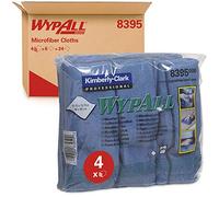 Wypall 8395 Panni in Microfibra, 1 confezione X 6 Panni, Blu