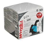 WypAll Panni assorbenti WypAll L40 7471 - Panni monouso - 18 confezioni x 56 piegati in due (1.008 panni in carta in totale)