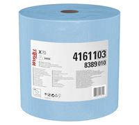 WypAll Panni per la pulizia WypAll X70 Power Clean 8389 - Panni riutilizzabili - 1 rotolo grande azzurro da 870 panni per la pulizia