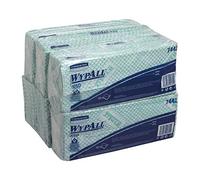 WypAll X50 Panno pulizia con codice colore 7442-1 velo, 6 confezioni x 50 panni lavabili intercalati totale 300 colore verde, 6x50/ 300