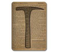 WYPrefer The Shawshank Redemption - Poster del film Shawshank Redemption, targa in metallo vintage (dimensioni: 30,5 x 20,3 cm)