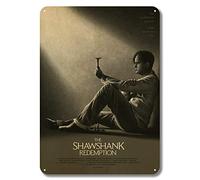 WYPrefer The Shawshank Redemption - Poster del film Shawshank Redemption, targa in metallo vintage (dimensioni: 30,5 x 20,3 cm)