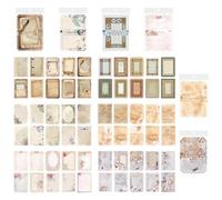 WYQXTY Blocchi di Carta per Scrapbooking, Confezione da 120 Fogli di Carta for Scrapbooking Testurizzata con Fiori e Piante in Rilievo, Carta Decorativa Speciale Leggera(4.92x7 Inches)