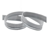 WYQXTY Elastici per Cucire, Cordino Elastico for Lingerie Multicolore 50-100 Iarde(Silver,100 Yards)