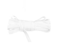 WYQXTY Elastici per Cucire, Cordino Elastico Sottile in Nylon e Spandex Lavorato a Maglia, passamaneria Multicolore da 7 mm, 50-100 Iarde(White9,100 Yards)