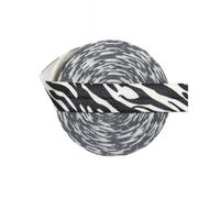 WYQXTY Elastici per Cucire, Elastici Pieghevoli da 15 mm Multicolore 2-10 Iarde(Black Zebra Stripe,2 Yards)