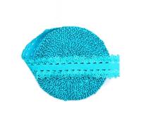 WYQXTY Elastici per Cucire, Nastro Elastico in Pizzo Arricciato Picot Spandex Chinlon da 3/4 Pollici Multicolore da 50-100 Iarde(Turquoise,100 Yards)