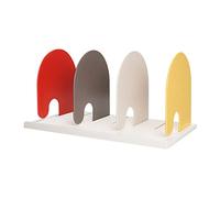 WYQXTY Portariviste in plastica, Mensola da scrivania, organizer for file e libri multicolore(F)