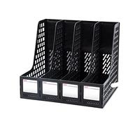 WYQXTY Portariviste in plastica, Portadocumenti da scrivania multicolore 25,5-32,6x25,8x27,5 cm(B,2)