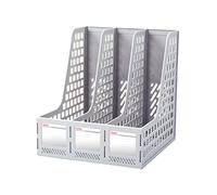 WYQXTY Portariviste in plastica, Portadocumenti da scrivania multicolore 25,5-32,6x25,8x27,5 cm(C,1)