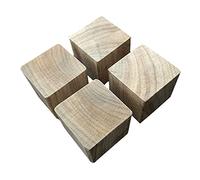 WYQXTY Rialzi per mobili letto in legno, Piedini for mobili in legno alti 8 cm, set da 4 pezzi, diverse misure