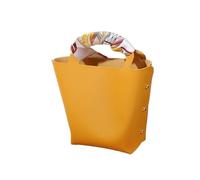 WYQXTY scatole di Carta per bomboniere, Grande Borsa for bomboniere di Nozze, Scatola di Caramelle, Borse for imballaggio di Gioielli e Caramelle Portatili(Yellow)