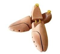 WYQXTY Tendiscarpe in legno, 1 paio di tendiscarpe regolabili in legno for uomo e donna, supporto for scarpe solido a molla, pomello in metallo, modellante for scarpe(EU SIZE 45-46)