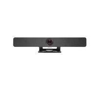 WYRESTORM Telecamera per sala conferenze 4K con inquadratura automatica AI, tracciamento di presentatori e altoparlanti, webcam grandangolare a 120°, zoom digitale 5X, matrice 4 microfoni e 2
