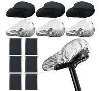 WYRGQIQN Accessori Bici 12PCS, Sella Bici Comoda con Coprisella, Perfettamente Compatibile con Accessori Bici Elettrica e MTB, Copri Sellini e Cuscinetti per Sella della Bicicletta