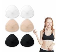 WYRGQIQN Rilievi del Reggiseno del Triangolo,Reggiseno Push-Up Adesivo,Coppe Adesive Seno - Set di Coppe Invisibili per Seno, Compatibile con Bikini, Top da Allenamento e Abiti da Sera