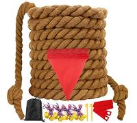 WYRJXYB Field Day Tug a War Rope Games 18 m per bambini e adulti, attività all'aperto all'aperto Carnevale Giochi di Pasqua per bambini Riunione di famiglia Festa di compleanno prato picnic cortile