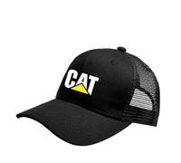 WYSTEN Cappellino Uomo C.ter-pillar, Berretto Da Baseball Per Unisex Di Facilmente, Cappellini Con Visiera Unisex Traspirante Trucker, Camion Hat(Black)