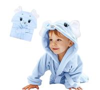 WYTbaby Accappatoio Per Bambini Flanella Accappatoio Neonato Con Cappuccio, Vestaglia Bambina Pile Morbido Super Assorbente Accappatoio Bimbo Elementi Animalier Per Bambino Bambina