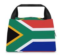 WYUSPGK Borsa per il pranzo, con stampa bandiera del Sud Africa, borsa termica per il pranzo, borsa termica per il pranzo, borsa per il pranzo leggera, borsa da picnic