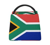 WYUSPGK Borsa per il pranzo, con stampa bandiera del Sud Africa, borsa termica per il pranzo, borsa termica per il pranzo, borsa per il pranzo leggera, borsa da picnic