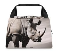 WYUSPGK Borsa per il pranzo, stampa animalier sudafricana, borsa termica per il pranzo, borsa termica per il pranzo, borsa per il pranzo, borsa da picnic leggera