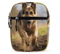WYUSPGK Piccola borsa a tracolla, borsa a tracolla con stampa di pastore tedesco, borsa a tracolla versatile borsa casual a tracolla borsa con tracolla staccabile, cane da pastore tedesco, taglia