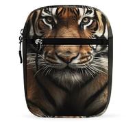 WYUSPGK Piccola cartella, animali selvatici stampa tigre borsa a tracolla borsa a tracolla versatile borsa casual borsa a tracolla borsa tracolla staccabile borsa animali selvatici tigre, taglia unica