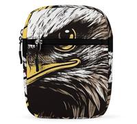 WYUSPGK Piccola cartella, esercito americano fresco bandiera aquila stampa borsa a tracolla borsa a tracolla versatile borsa casual borsa a tracolla borsa tracolla staccabile borsa a tracolla borsa
