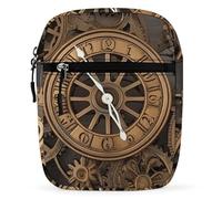 WYUSPGK Piccola Satchel, Steampunk Gears Clock Print Crossbody Bag Borsa a tracolla Versatile Borsa a tracolla Casual Borsa a tracolla Borsa a tracolla staccabile Borsa Steampunk Gears, Taglia unica