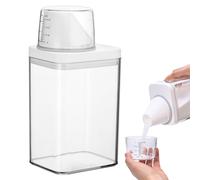Wyvexa 1100Ml Dispenser Per Detersivo Per Bucato, Contenitore per Detersivo Liquido con Misurino, Bottiglie Vuote Riutilizzabili Multiuso Per Bucato Detersivi Per Sapone Ammorbidente