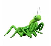 Wyvix Peluche realistico a forma di mantide religiosa - morbido a da 12,6 pollici con ali scintillanti e grandi occhi