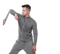 WYWY Giacca Anti-Coltello - Livello 5 Anti-Taglio Anti-Pugnalata, Resistente all'Usura, Giacca con Cerniera Anti-Strappo e Anti-Morso per Protezione Personale e Sicurezza Outdoor(S)