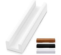 WYWY Supporto per Specchio da Terra, Cornice per Specchio a Piedestallo in Legno Antiscivolo con Base Robusta - Facile da installare, Pratico & Durevole per Cornici Fotografiche e Quadri(White)