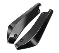 WYXFCBF 2 Pezzi Spoiler per Paraurti Posteriore Auto per BMW X3 G45 2024 2025 2026, Spoiler per Angolo di Avvolgimento Diffusore, Accessori Auto,Bright Black