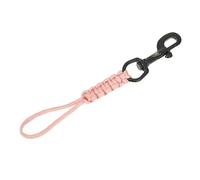 WYYHAA Rosa, Immersione ARA Snap Hook con Cordino - Marine Grade 316 Acciaio Inox Girevole Bullone Clip con Corda Intrecciata di Sicurezza Tether per Attacco BCD, Anti-Perso Attrezzatura Subacquea