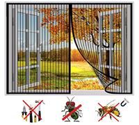 WYYL Zanzariera Magnetica Porte, Chiusura Automatica Tenda Anti Zanzare Insetti, Tende Zanzariera Totalmente Calamite, Autoadesiva Traspirante, Maglia Magnetico, per Porta Finestra Balcone