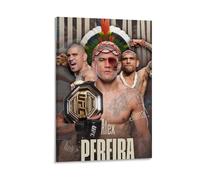 WYYRAB Alex PereiraPoster decorativo da parete in tela impermeabile, stampa ad alta definizione, adatto per camera da letto, soggiorno, caffetteria, decorazione con cornice, 50 x 75 cm