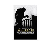 WYYRAB Nosferatu A Symphony of HorrorDecorazione da parete impermeabile su tela stampa ad alta definizione, adatto per camera da letto, soggiorno, caffetteria, decorazione, stile senza cornice, 30 x