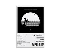 WYYRAB Poster in tela impermeabile con stampa ad alta definizione, con scritta in lingua inglese "The Neighbourhood Wiped Out", adatto per camera da letto, soggiorno, caffetteria, senza cornice, stile
